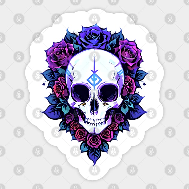 Cyberpunk Flowers Sticker by CGI Studios